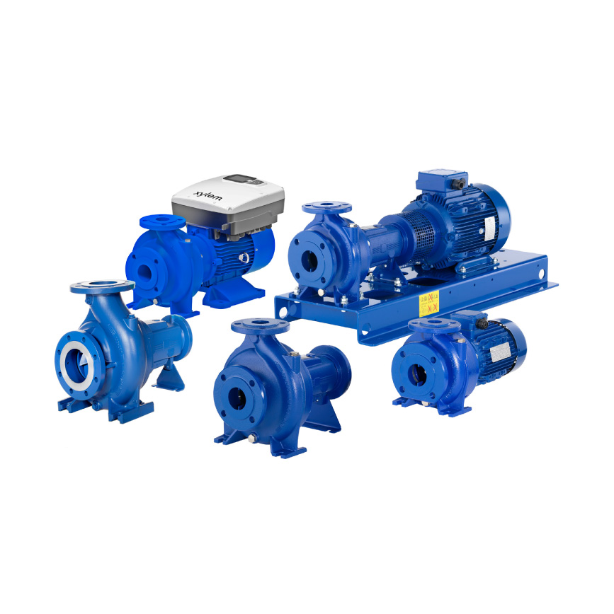 Lowara - e-NSCF/C Series: End Suction Pumps (EN norm)